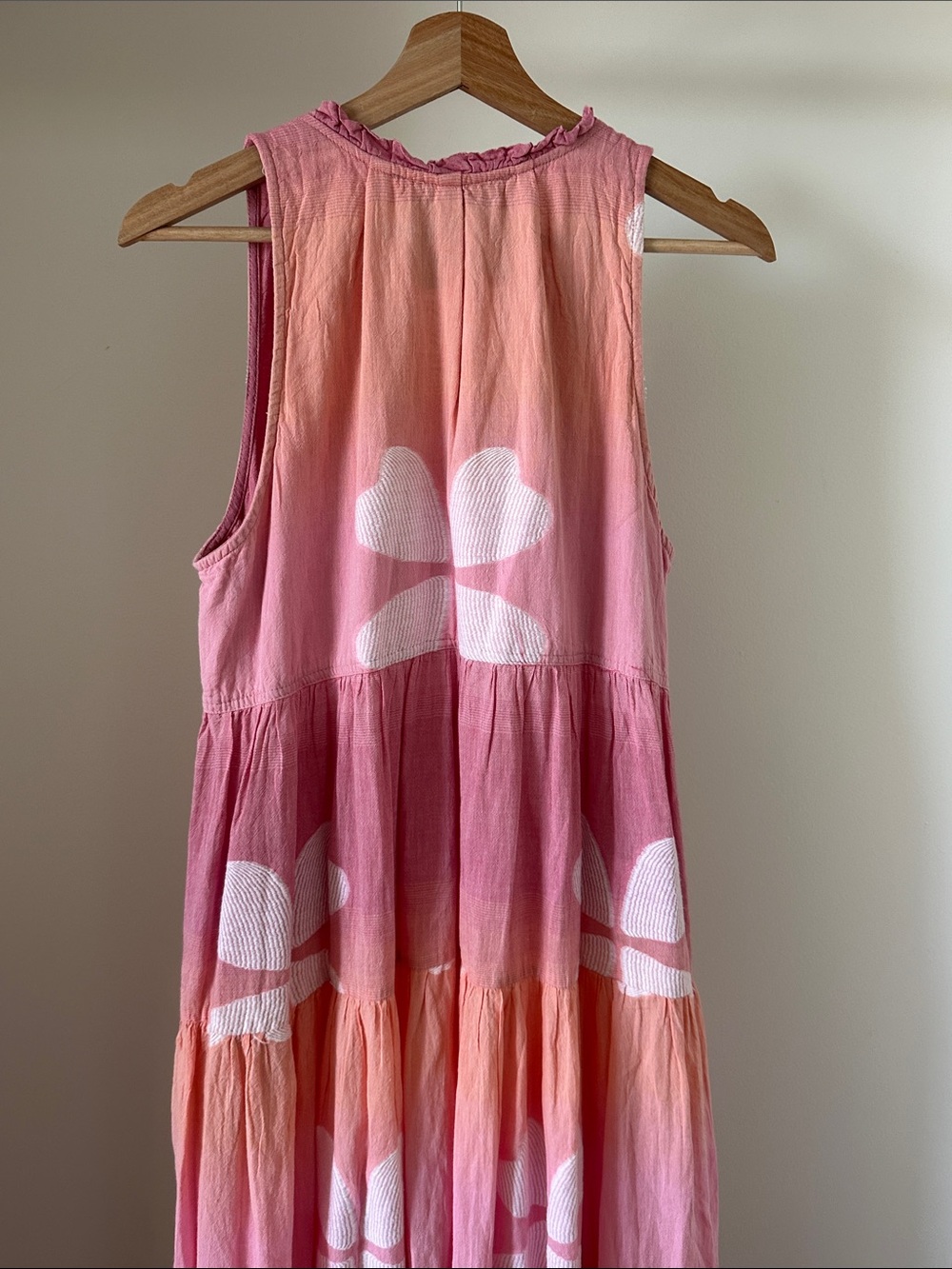 Pearl and Caviar Floral Jacquard Tiered Maxi Dress S/M - Picture 8 of 12